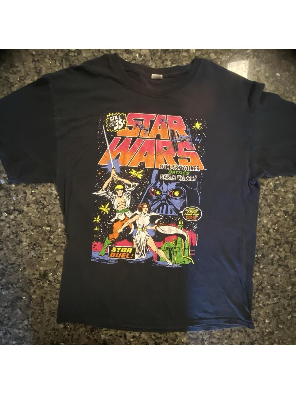 Star Wars Darth Vader Graphic Print T-Shirt Science Fiction & Horror size large
